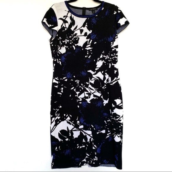 St. John Dresses & Skirts - St. John Floral Sheath Dress Professional Sleek Office Work Career Bodycon Chic